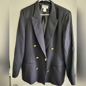 Pendleton 100% Virgin Wool Women's Blazer sz 18 Black